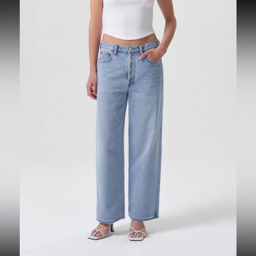 Agolde Low Slung Baggy in Void